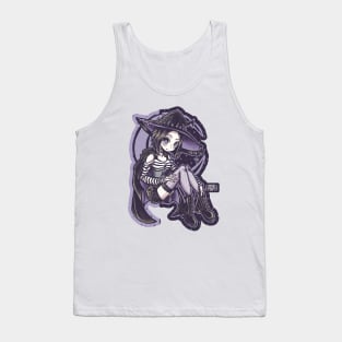 gothic witch for halloween Tank Top